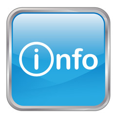 Square vector button 