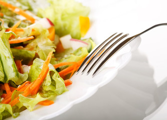 salad on the table