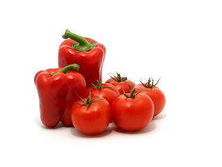 Peppers and Tomatoes