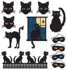 Obraz premium Black Cats