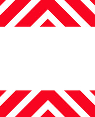 Red Hazard warning sign