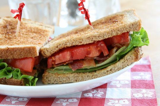 BLT (Bacon Lettuce & Tomato) Sandwich