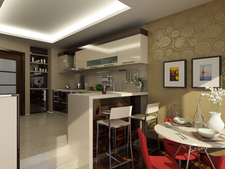 kitchen in modern style 2