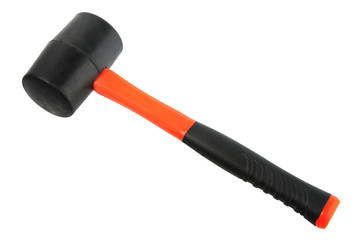 Rubber mallet.