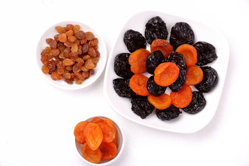 Collection of dried fruits
