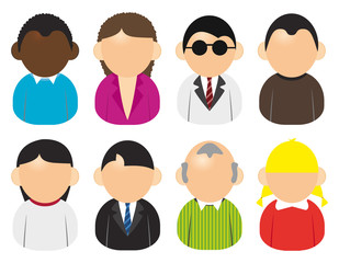 set of peoples icons 001