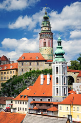 View Cesky Krumlov. Czech republic