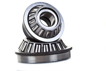 Ball bearing isolated on white background