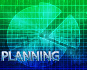 Planning budgeting illustration