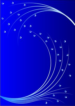 wavy blue background