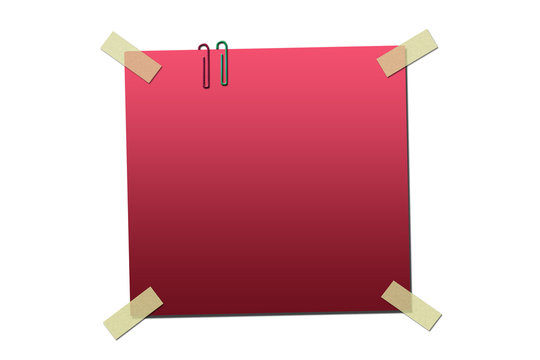 bloc notes rouge