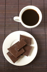 Chocolate and coffee