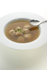 vegetable soup with meat balls
