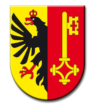 Drapeau, canton de Gen&egrave;ve