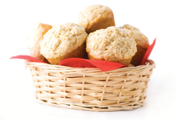muffins in basket