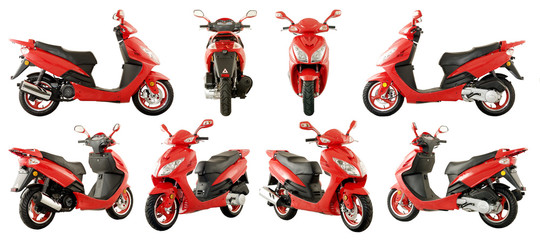 Obraz premium scooters and motorcycles