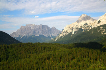 The biggest peak in Germany - Zugspitze