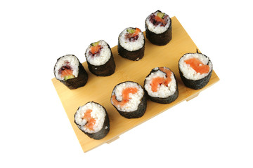 served rolls on white