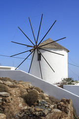 Windm&uuml;hle auf Serifos, Griechenland