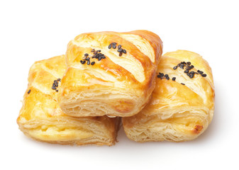 puff pastry stuffed with peanut butter.