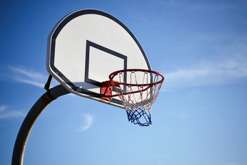 Basketball hoop - obrazy, fototapety, plakaty