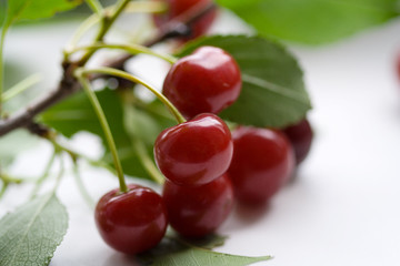 Delicious breakfast with pancakes and raspberries