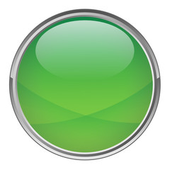 Bouton rond (vecteur ; vert)