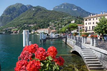 Lago di Como Menaggio - obrazy, fototapety, plakaty