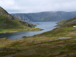 Landscape in Northern Norway,Scandinavia.