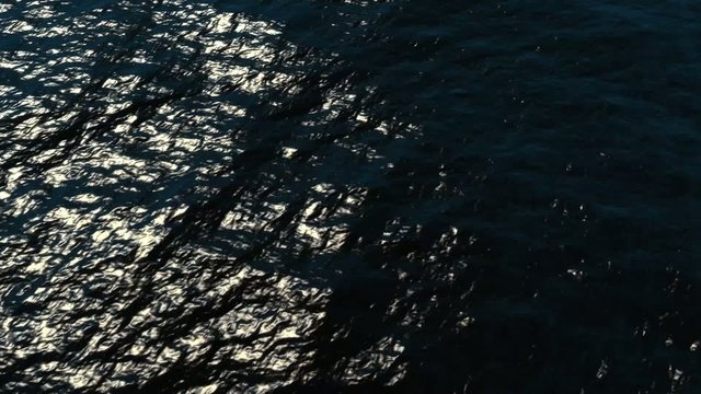 loopable 3d sea with realistic waves and sunlight