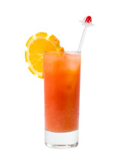 refreshing orange cocktail