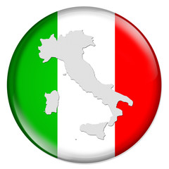 3D-Button Europäische Union - Italien