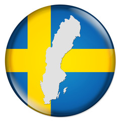 3D-Button Europäische Union - Schweden