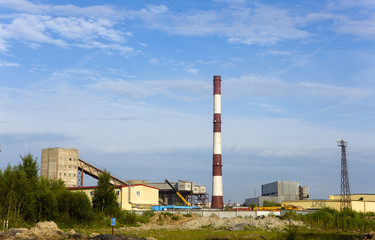Fototapeta na wymiar industrial landscape