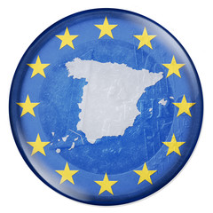3D-Button - Eurozone - Spanien © Frank Eckgold