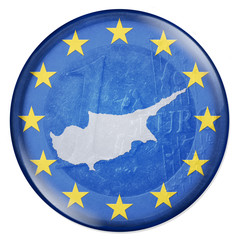 3D-Button - Eurozone - Zypern