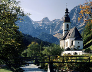 Church in Ramsau, Germany