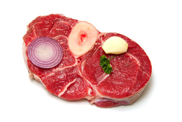 tranche de jarret de boeuf avec os