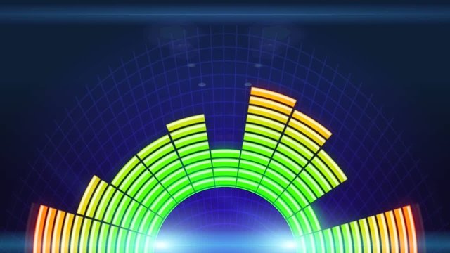 half-round musical equalizer loop