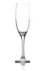 Empty champagne glass