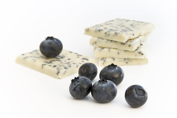 White blueberry chocolate