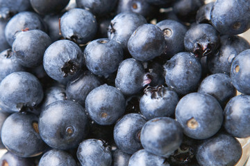 frische reife blaue Blaubeeren