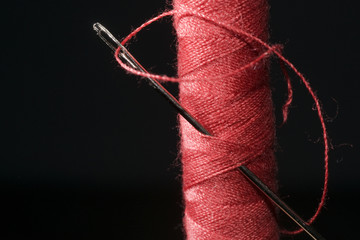 bobine sur fond noir © Philophoto