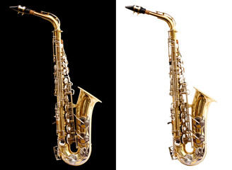 Naklejka premium Saxophone
