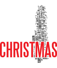 Xmass - Christmas word cloud