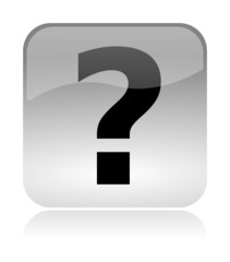 Question Info glossy icon
