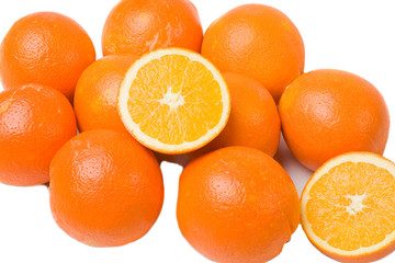 Many oranges