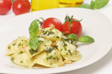 Cappelletti with Basil Pesto