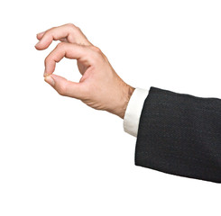 Fototapeta premium Close up of OK gesture