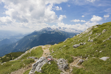 Blick zum Dachstein v. Stoderzinken